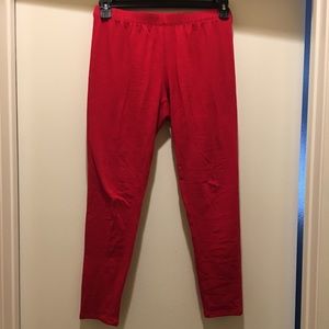♦️Red Leggings♦️